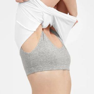 Everlane Tank Bra Heather Grey Size Small